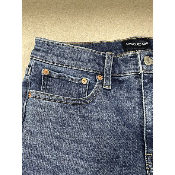 Lucky Brand Jeans Zoe High Rise Straight Leg Raw Hem Women's Size 8/29R - Picture 8 of 16